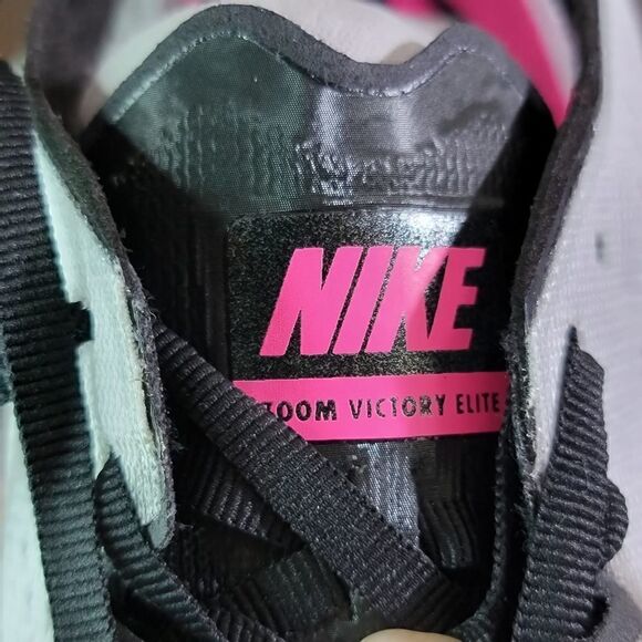 Nike Zoom Victory Elite Running Shoes Spikes White Pink Black Men's Size 11.5 - Picture 4 of 12